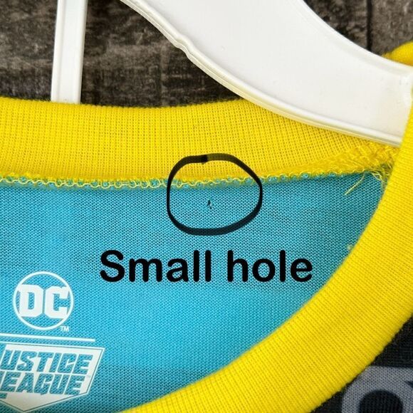 DC Justice League Boys Pajama Set Long Sleeve Top with Pants, Size 8, New w Tags - Picture 11 of 12